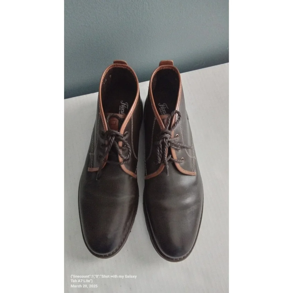 Leather Chukka Boots Ankle Dress‎ Casual Lace Up Brown Shoes